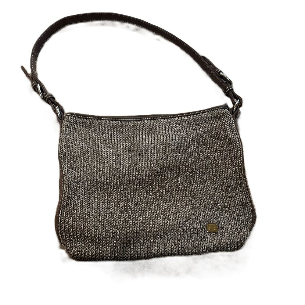 The Sak Brown Shoulder Purse 9 inch base / 9 inch height